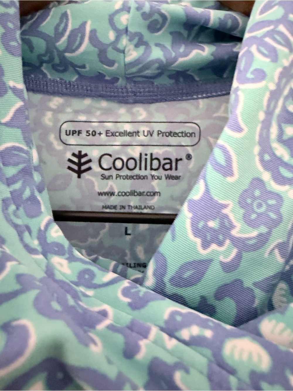 Coolibar UPF 50+ Women's Paros Sailing Tee long sleeve L - Picture 3 of 6